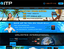 Tablet Screenshot of itpvoip.com